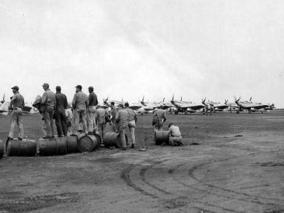 P-51D Mustangs of the 15th FG 21 April 1945