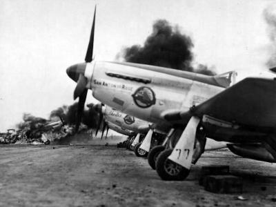 P-51D Mustang of the 45th FS 15th Fighter Group Iwo Jima