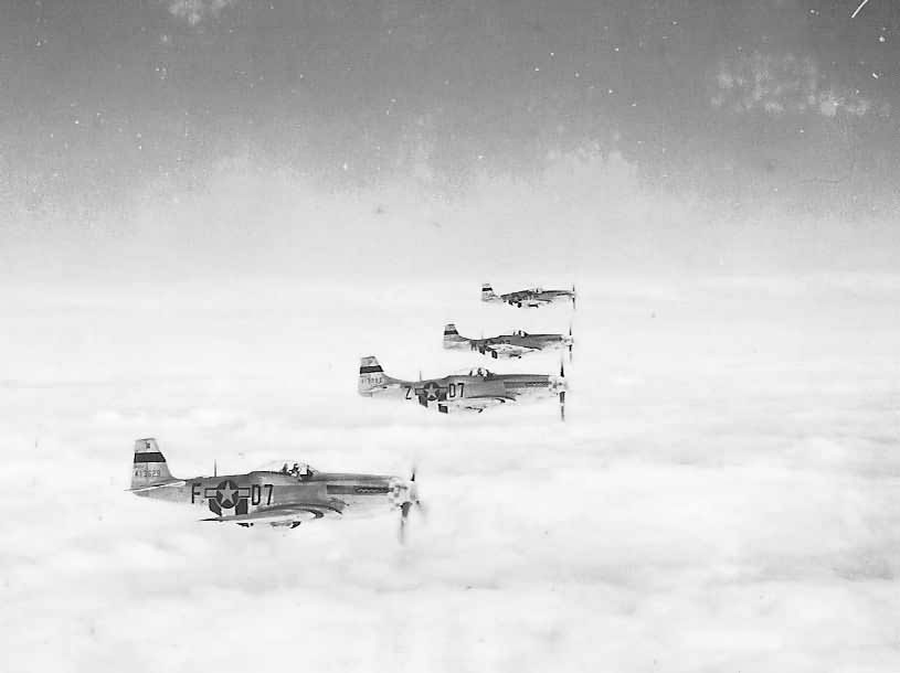 P-51 Mustang Fighters 44-13629, 44-13980, 44-14065 Of 339th Fighter Group, 503rd FS