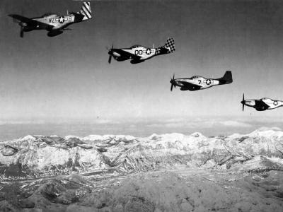 P-51 Mustangs Over Yugoslavia