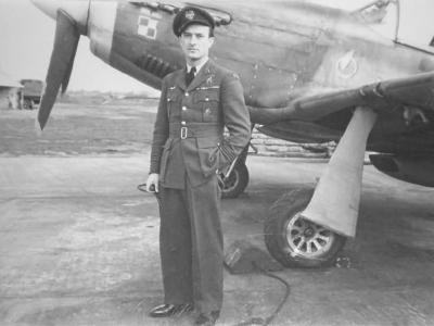 P-51 Squadron Leader Pietrzak Polish Air Force RAF Cottishall 1945