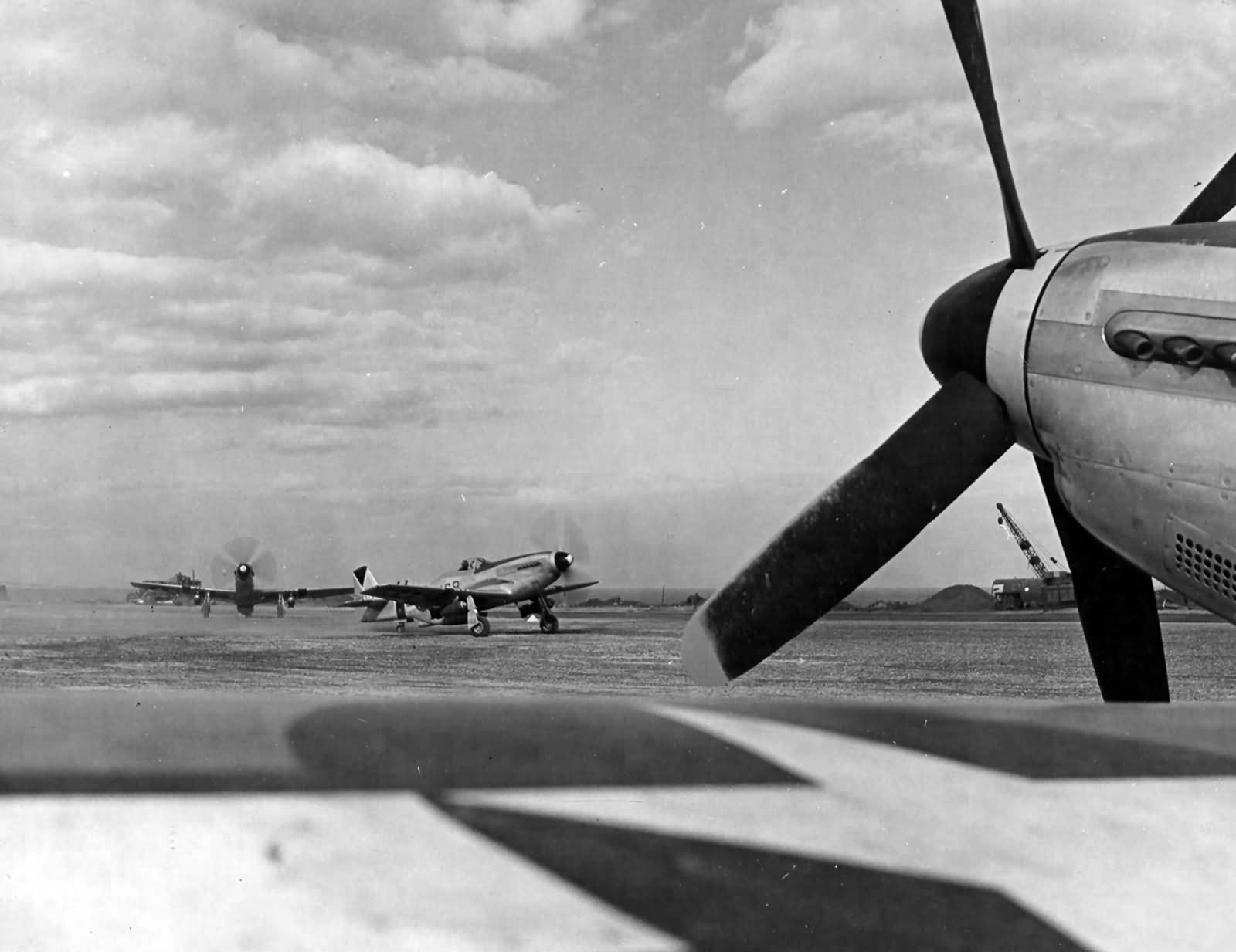 P-51 Mustang of the 47th FS 15th Fighter Group, Iwo Jima 1945