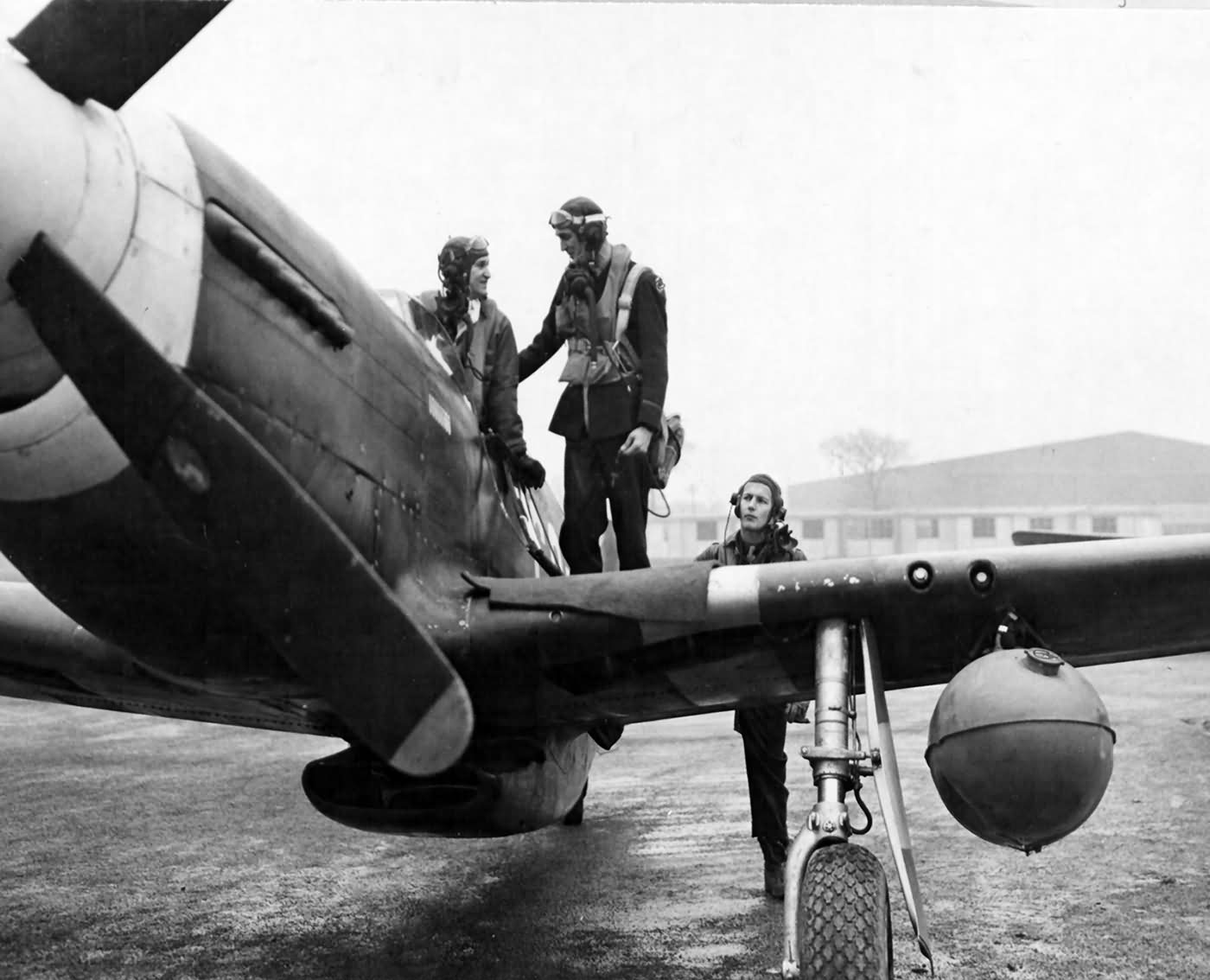 Pilot Lt William Pitcher of the 355th FS 354th FG