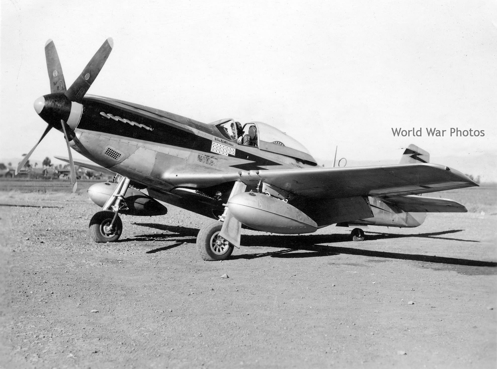 LtCol Edward O. McComas CO of the 118th TRS, 23rd FG China January 1945