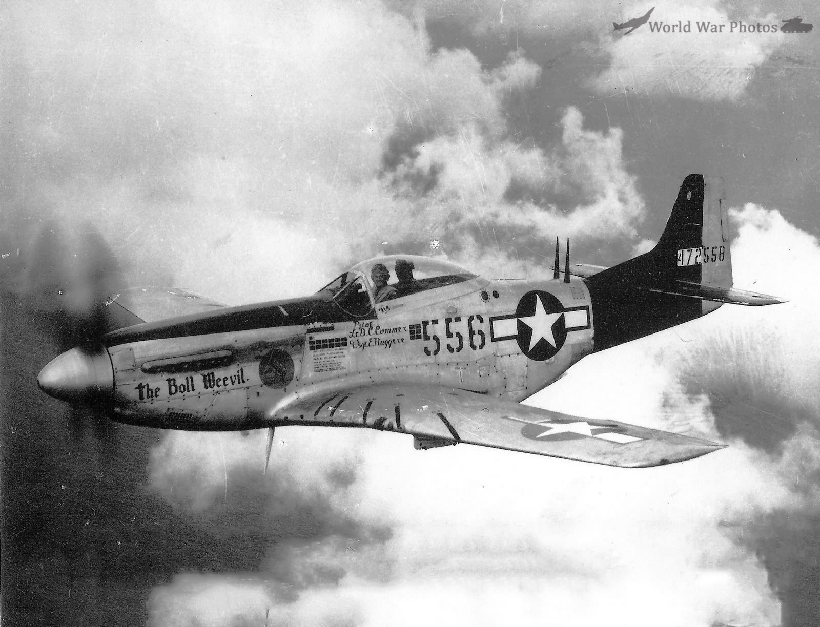 P-51D 44-42558 Boll Weevil 506th Iwo Jima 1945 Lt Commer