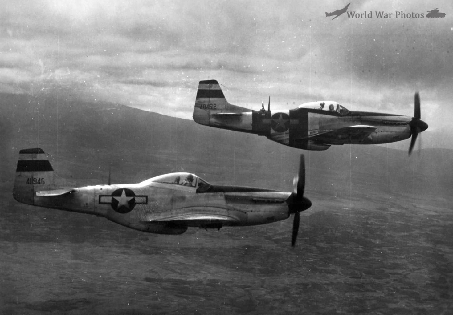 P-51D 44-84512 44-11946 82nd TAC Japan 1945