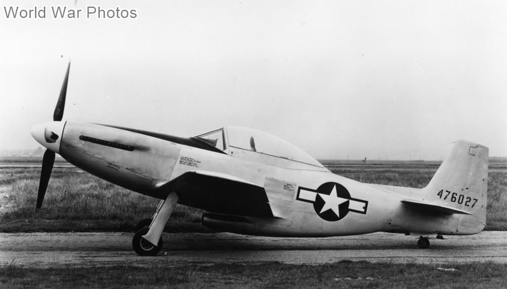 XP-51J Mustang 44-76027 26 April 1945 2