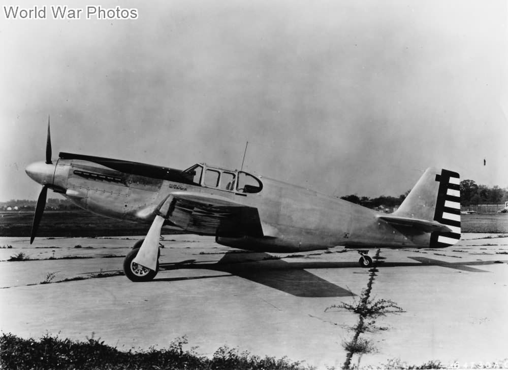North American XP-51 41-038, AG348