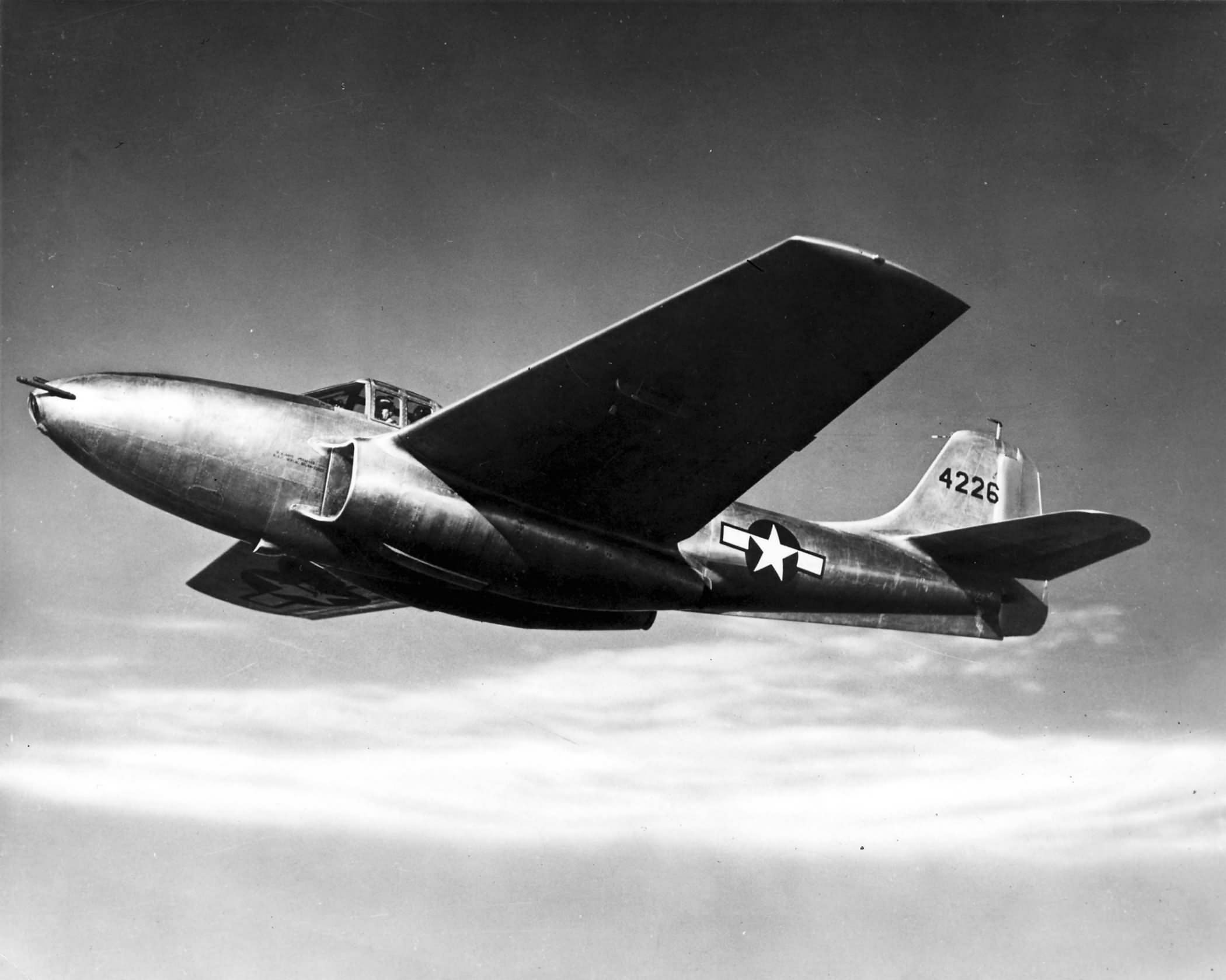 P-59B Airacomet in flight