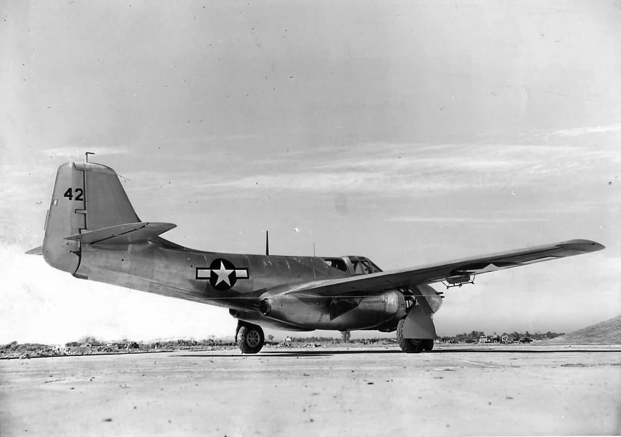 P-59 Airacomet, serial have been censored 1944