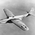 YP-59A Airacomet in a test flight