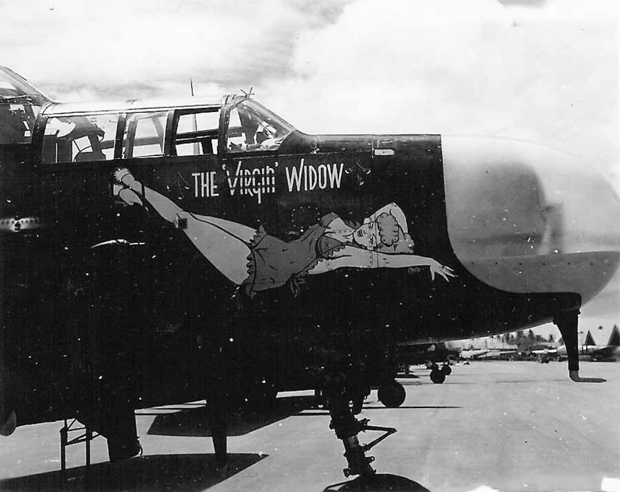 Northrop P-61 Black Widow The Virgin Widow Nose Art