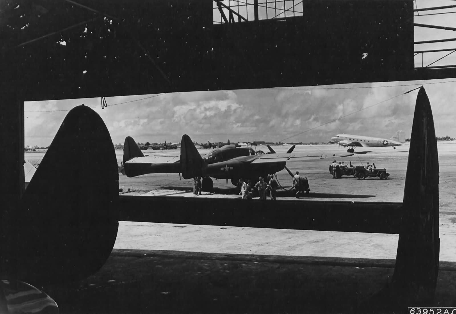 P-61A 42-5526 Nightie Mission of the 6th NFS on Saipan 10 July 1944