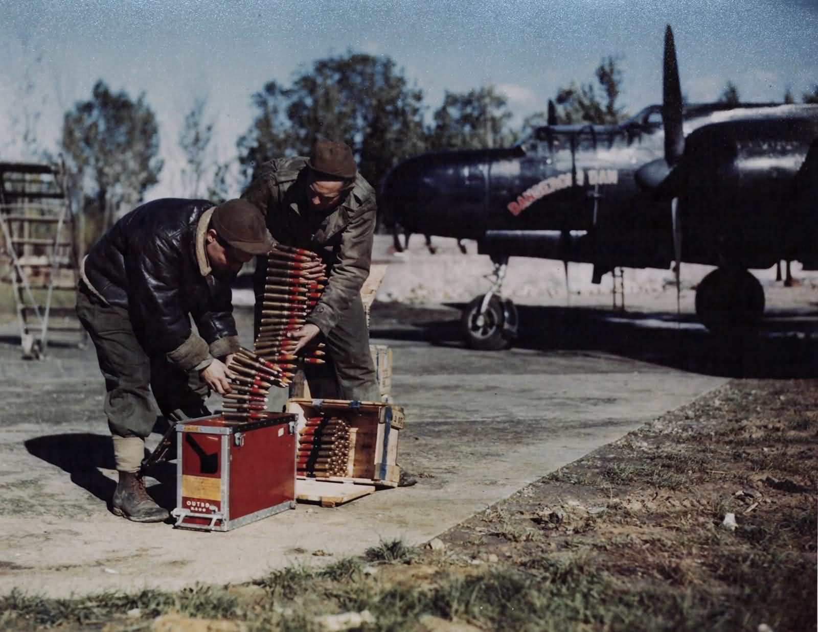 P-61A 42-5583 Dangerous Dan of the 425th Night Fighter Squadron pilot 1lt Carl Byars