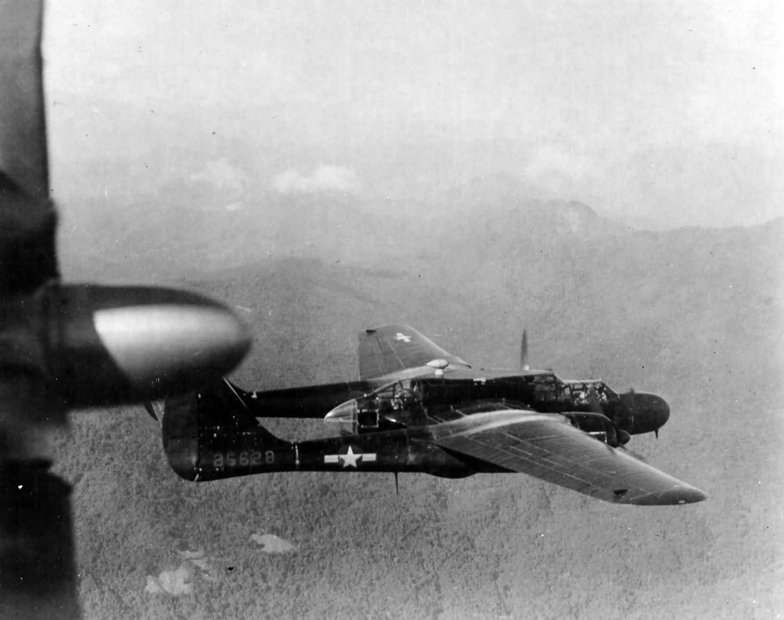 P-61A Black Widow 42-5628 of the 427th Night Fighter Squadron Burma