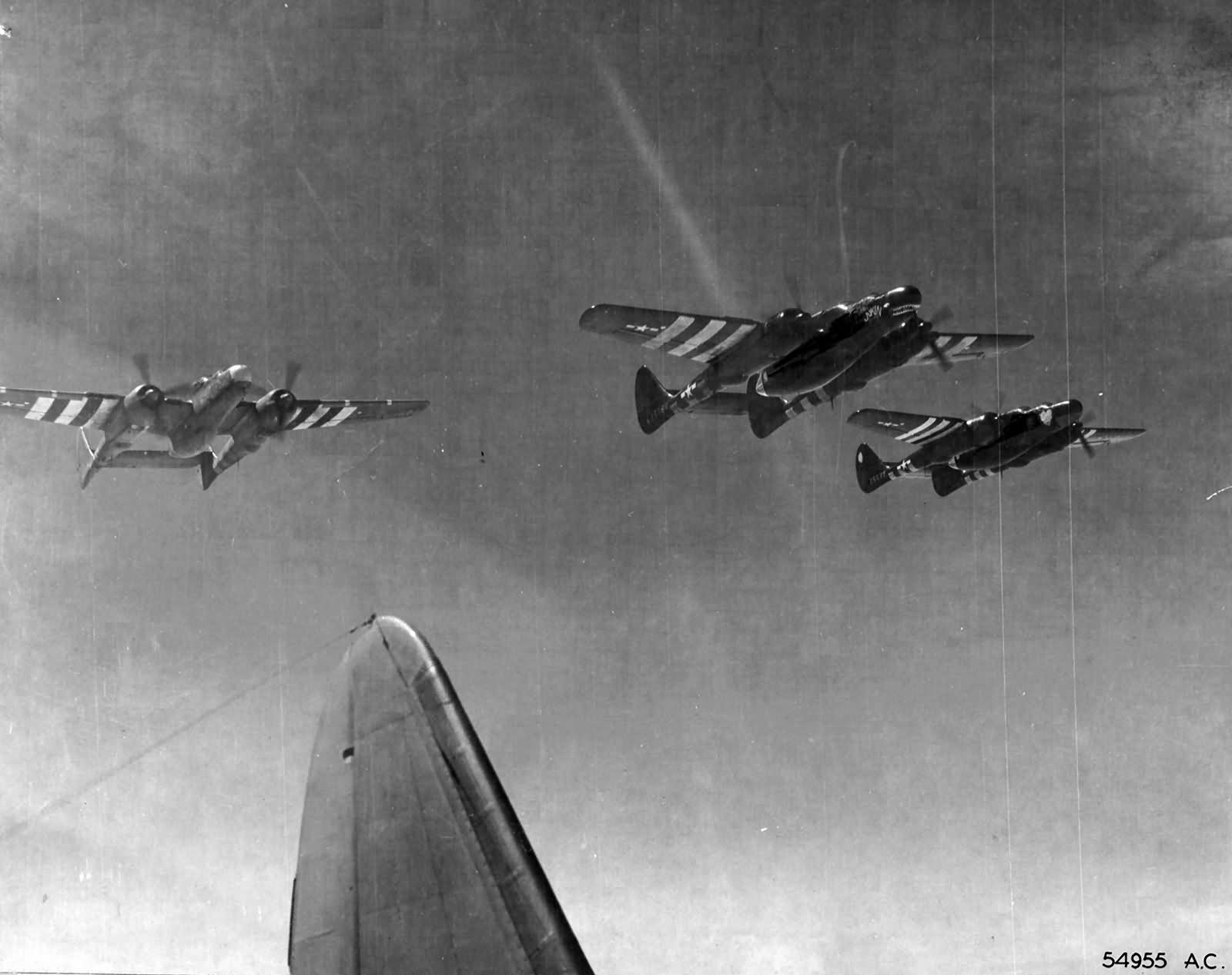 P-61 Black Widow of the 422nd Night Fighter Squadron August 1944