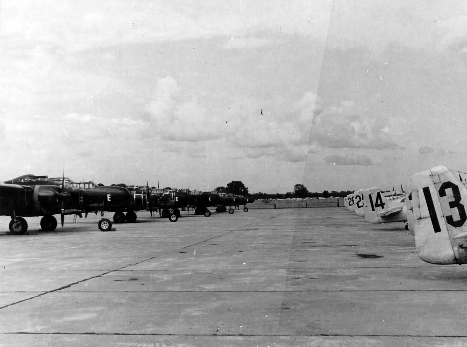 Panagarh India P-61B formerly of the 426th or 427th NFS awaiting for salvage 1945