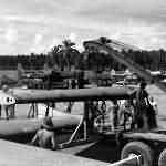 Assembly of P-61 on Guadalcanal