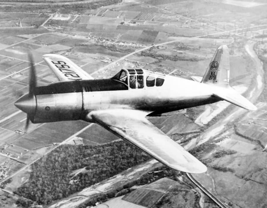 Prototype during test flight