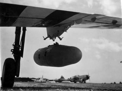 108 gallon gas tanks falling from a P-47 50th FG