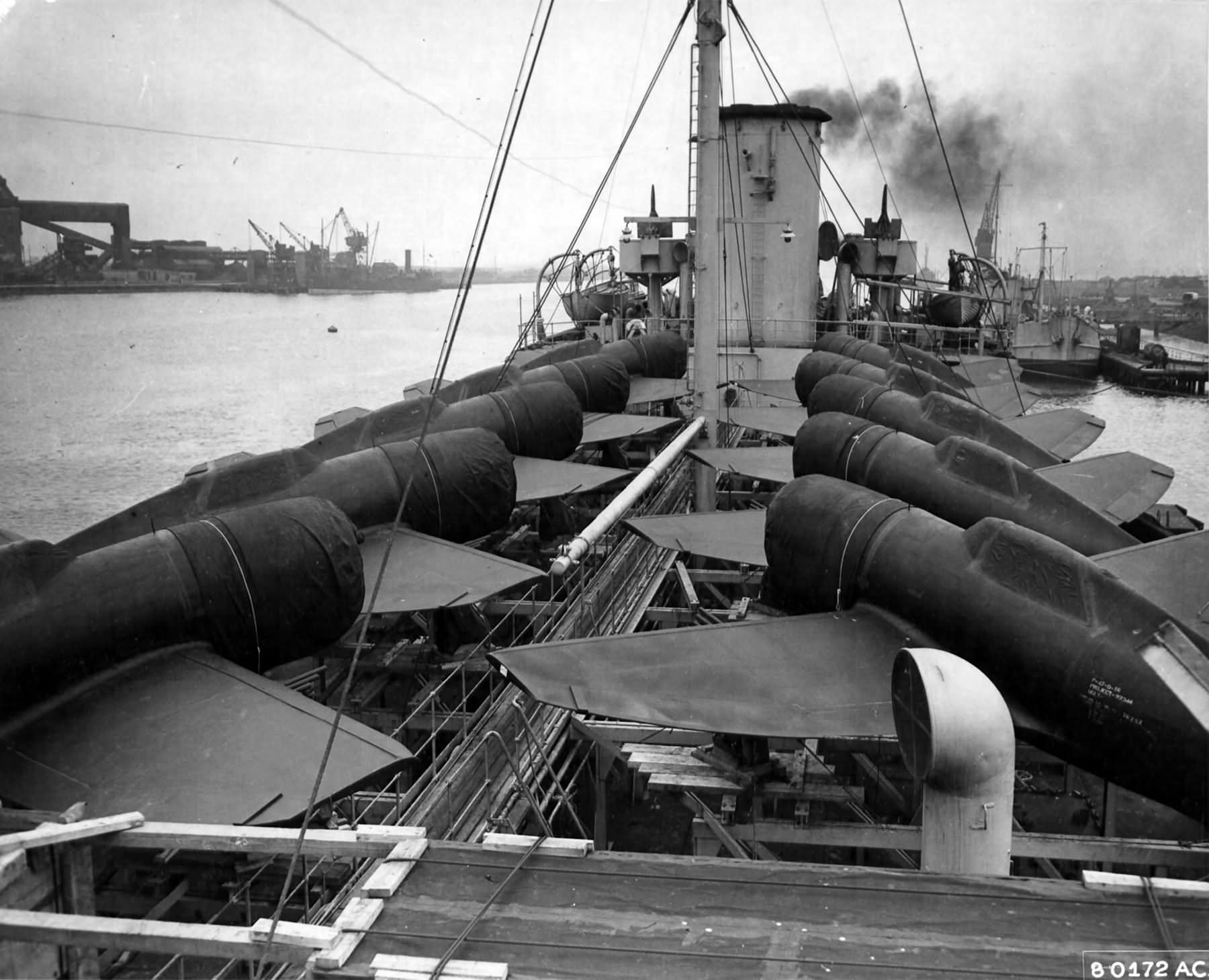 Belfast Northern Ireland bearing a cargo of Republic P-47 13 February 1944