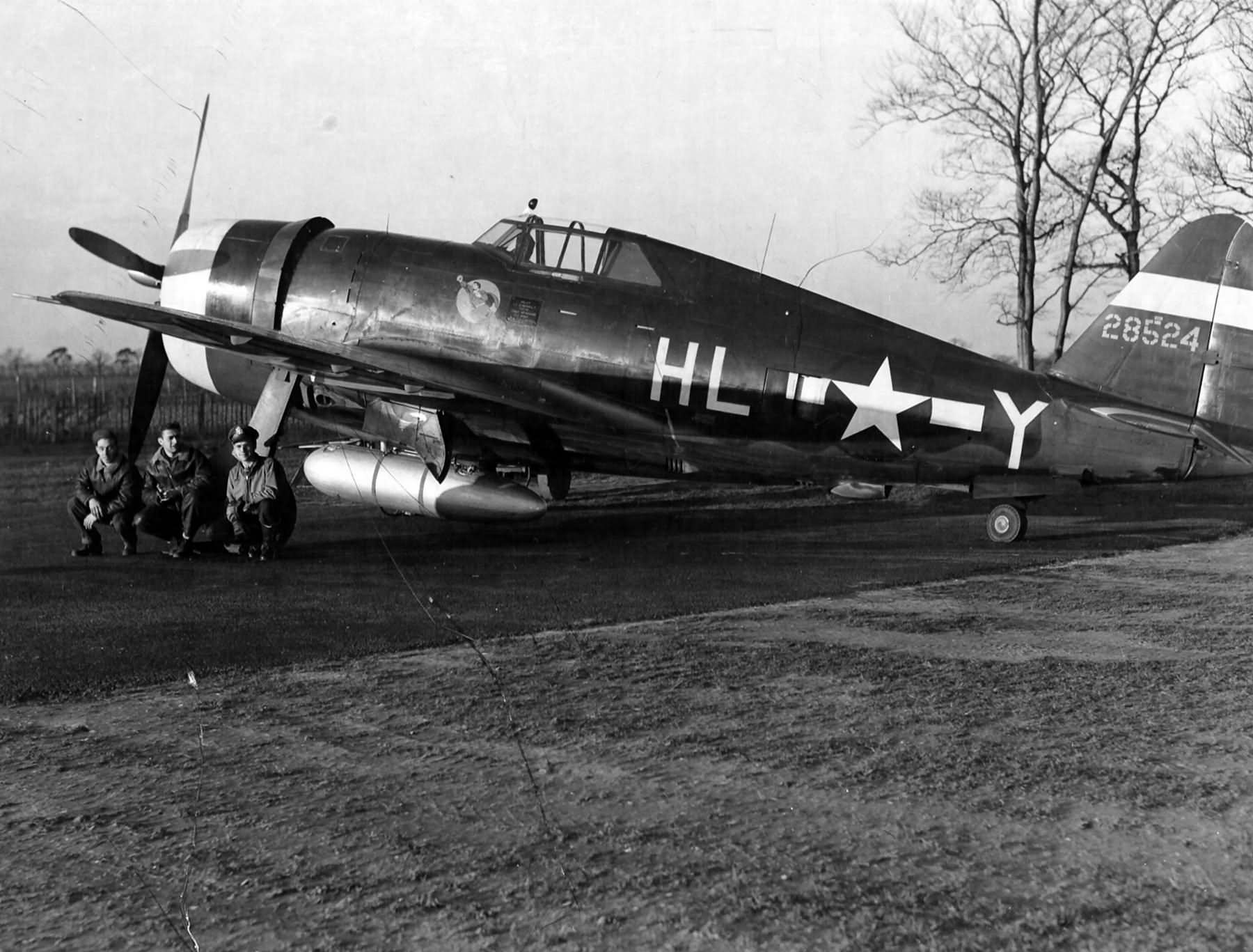 Lt Harding Zumwalt 83rd FS 78th FG and his ground crew