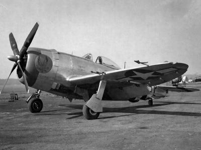 P-47D Thunderbolt 42-26637 „Kokomo” VM-P of the 551st FS. 495th FG, pilot MGEN Kepner