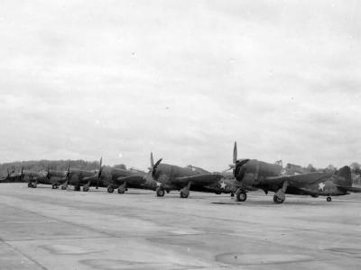 P-47D Thunderbolt fighters May 1943