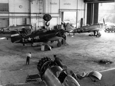 P-47D Thunderbolt serial 42-28367 of the 506th FS, 404th Fighter Group Fritzlar Germany Y-86