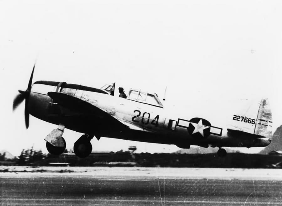 P-47 Thunderbolt #204 42-27666 of the 15th Fighter Group, 20th Air Force