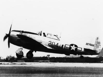 P-47 Thunderbolt #204 42-27666 of the 15th Fighter Group, 20th Air Force