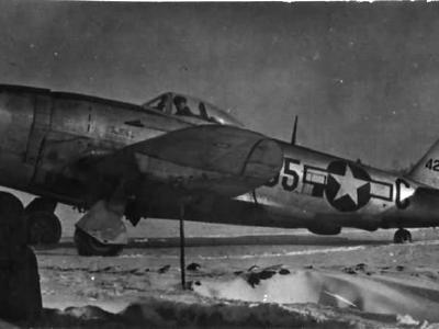 P-47 Thunderbolt 44-20571 of the 365th Fighter Group