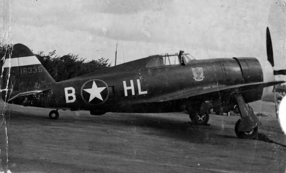 P-47 Thunderbolt HL-B 41-6335 of the 82nd FS, 78th Fighter Group