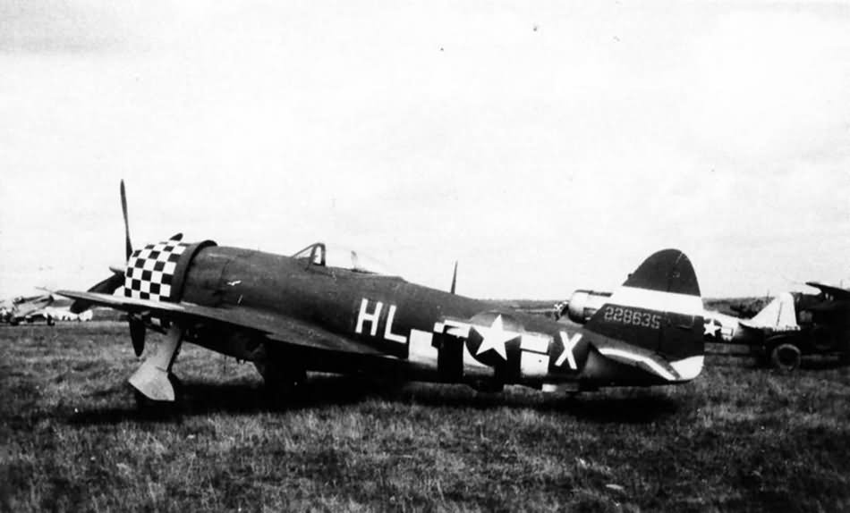 P-47 Thunderbolt HL-X 42-28635 of the 83rd Fighter Squadron, 78th Fighter Group