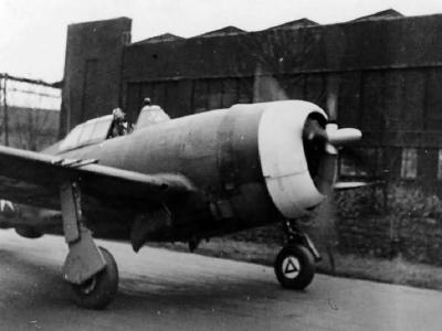 P 47 Thunderbolt VF I of the 336th FS 4th Fighter Group at Debden