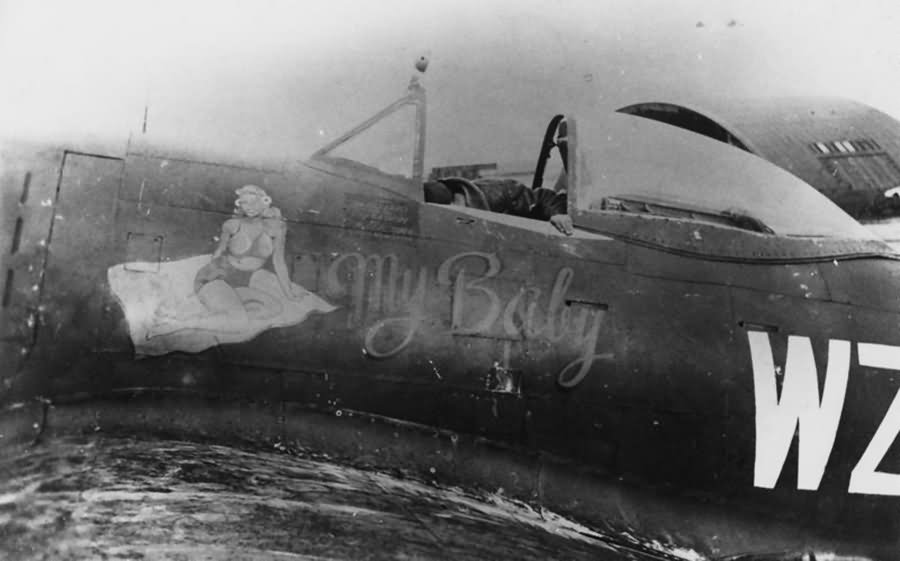 P-47 Thunderbolt „My Baby” of the 84th Fighter Squadron, 78th Fighter Group