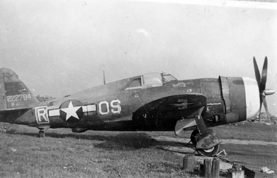 P-47 Thunderbolt with Malcolm Hood OS-R 42-22784 of the 357th FS, 355th FG