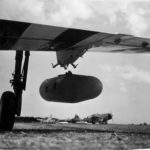 108 gallon gas tanks falling from a P-47 50th FG