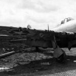 Damaged P-47 Thunderbolt Italy