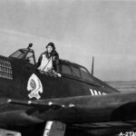 Maj Quince L Brown of the 84th FS 78th FG in the cockpit of P-47D