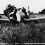 P-47 Thunderbolt 42-75094 3rd Bomb Division crash landed, 28 July 1944 Snetterton Heath