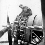 P-47 Thunderbolt engine – Burtonwood Airfield England