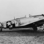P-47D Thunderbolt 7U-N serial 42-28947, named „Maj Mac” of the 36th FG, 23rd Fighter Squadron