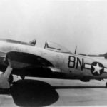 P-47 Thunderbolt code 8N-X 42-28929 of the 371st Fighter Group