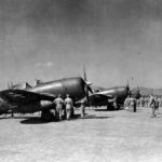 P-47 Thunderbolts of the 33rd Fighter Group, 12th Air Force in Kunming China 20 April 1944