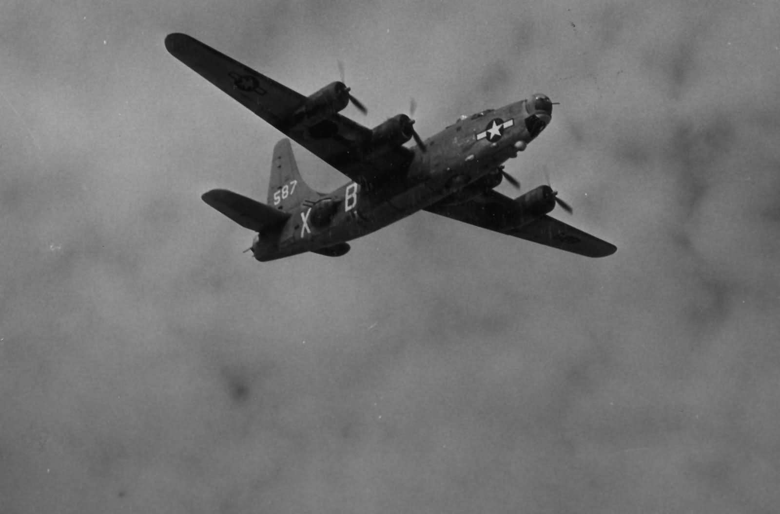 PB4Y-2 in flight during World War II