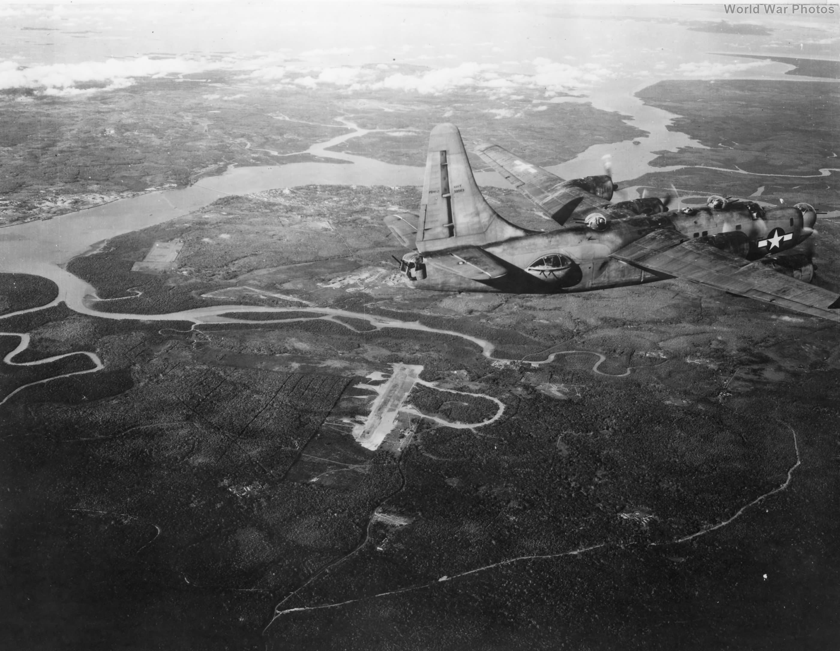 PB4Y-2 of the VPB-106 over Singapore June 1945 2