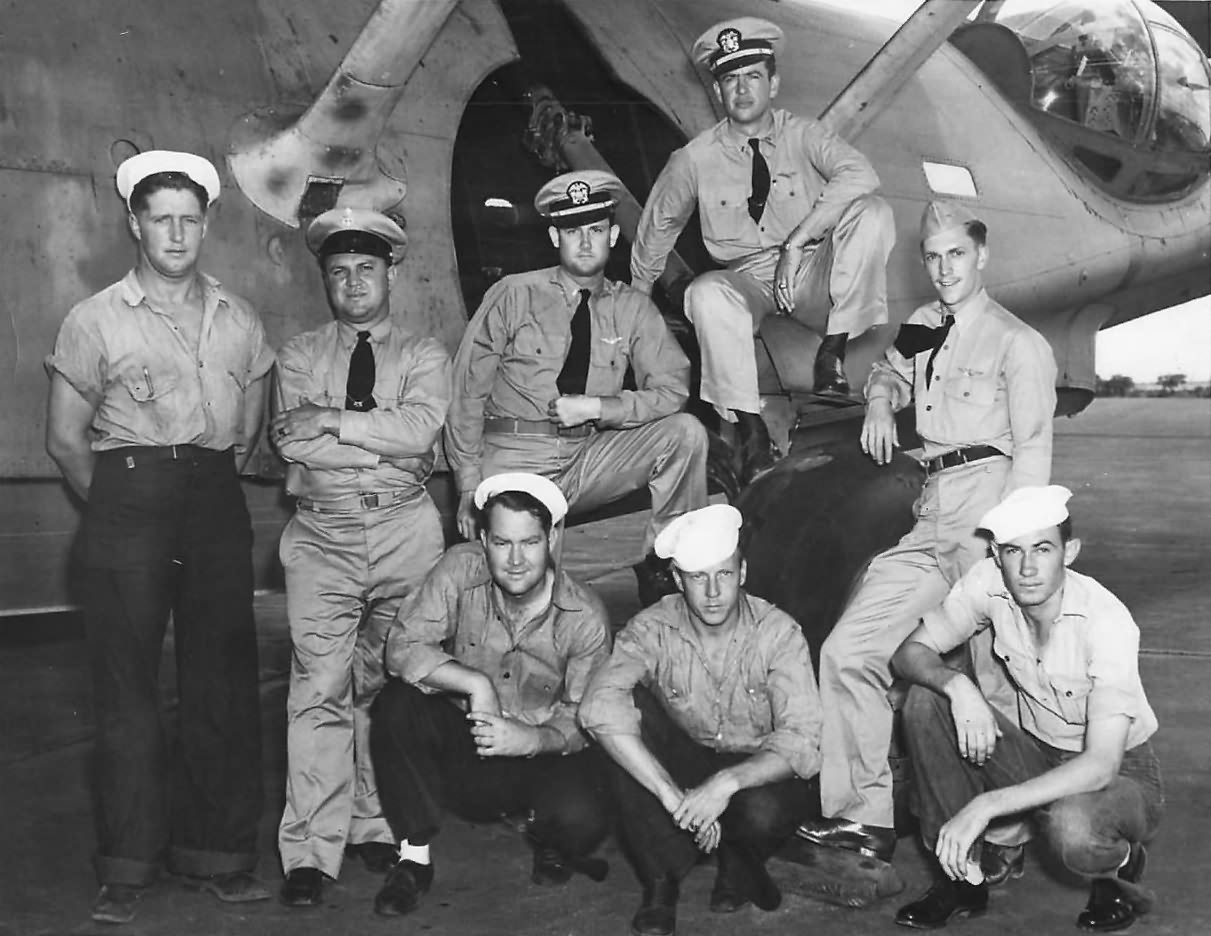 VP-44 PBY-5A crew that spotted Japanese approaching Midway