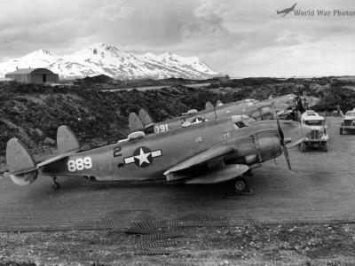 Fueling VB-135 PV-1 Venturas Attu Island 5may1944