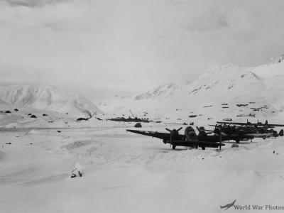 PBY and PV-1 Venturas FAW-4 on Attu Island 1943